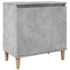 vidaXL Meuble de lavabo gris b&eacute;ton 58x33x60 cm bois d'ing&eacute;nierie