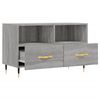 vidaXL Meuble TV Sonoma gris 80x36x50 cm Bois d'ingénierie