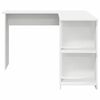 vidaXL Bureau d'angle avec rangement Blanc 140 x 113.5 x 75 cm