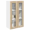 vidaXL Armoire suspendue avec stockage Ch&ecirc;ne Sonoma 60 x 31 x 100 cm