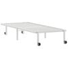 vidaXL Cadre de lit pliable sans matelas blanc 80x200 cm acier