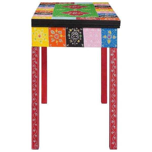 vidaXL Bureau Marron 100 x 50 x 75 cm Bois de manguier massif