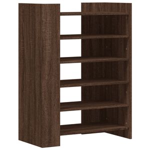 vidaXL Armoire &agrave; chaussures ch&ecirc;ne marron 74,5x37,5x100 cm