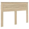 vidaXL Cadre de lit Ch&ecirc;ne Sonoma 140 x 190 cm Bois d'ing&eacute;nierie