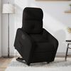 vidaXL Fauteuil inclinable &eacute;lectrique noir tissu