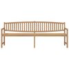 vidaXL Banc de jardin 228x59,5x90 cm bois de teck solide