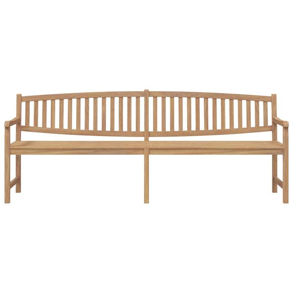 vidaXL Banc de jardin 228x59,5x90 cm bois de teck solide