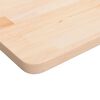 vidaXL Dessus de table carré 60x60x2,5 cm Bois chêne massif non traité