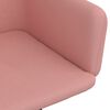 vidaXL Chaise pivotante de salle &agrave; manger Rose Velours
