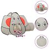 vidaXL Tente de jeu pour enfants 250 balles &Eacute;l&eacute;phant Gris 174x86x101cm