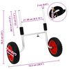 vidaXL Chariot pour kayak 90 kg aluminium