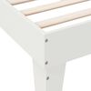 vidaXL Lit biblioth&egrave;que sans matelas blanc 75x190cm bois de pin massif