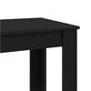 vidaXL Table de bar Ch&ecirc;ne noir 51 x 50 x 103,5 cm Bois d'ing&eacute;nierie