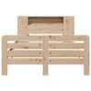 vidaXL Cadre de lit sans matelas 135x190 cm bois de pin massif