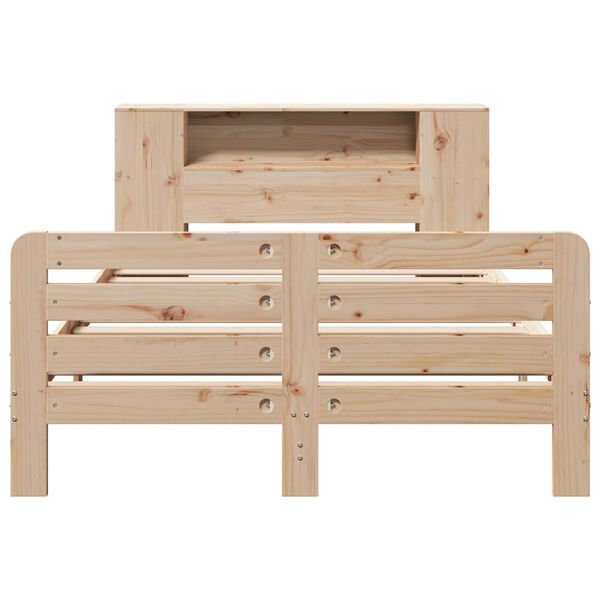 vidaXL Cadre de lit sans matelas 135x190 cm bois de pin massif