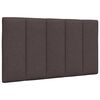 vidaXL Cadre de lit sans matelas Hanko marron fonc&eacute; 80x200 cm tissu
