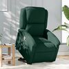 vidaXL Fauteuil inclinable Vert fonc&eacute; Velours