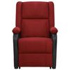 vidaXL Fauteuil de massage Rouge bordeaux Tissu