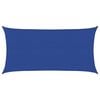 vidaXL Voile d'ombrage 160 g/m&sup2; Bleu 2x3,5 m PEHD