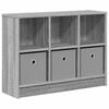 vidaXL Buffet Gris Sonoma 73,5 x 22,5 x 53,5 cm