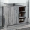 vidaXL Armoire d'&eacute;vier sonoma gris 63x29x55 cm bois d'ing&eacute;nierie