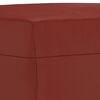 vidaXL Banc Rouge bordeaux 100x35x41 cm Similicuir