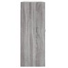 vidaXL Armoire murale sonoma gris 69,5x34x90 cm bois d'ing&eacute;nierie