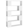 vidaXL Biblioth&egrave;que S&eacute;parateur de pi&egrave;ce Blanc Bois d'ing&eacute;nierie