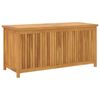 vidaXL Boîte de rangement de jardin 120x50x58 cm bois de teck solide