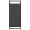 vidaXL Portant de bois chauffage noir 44x28x65 cm