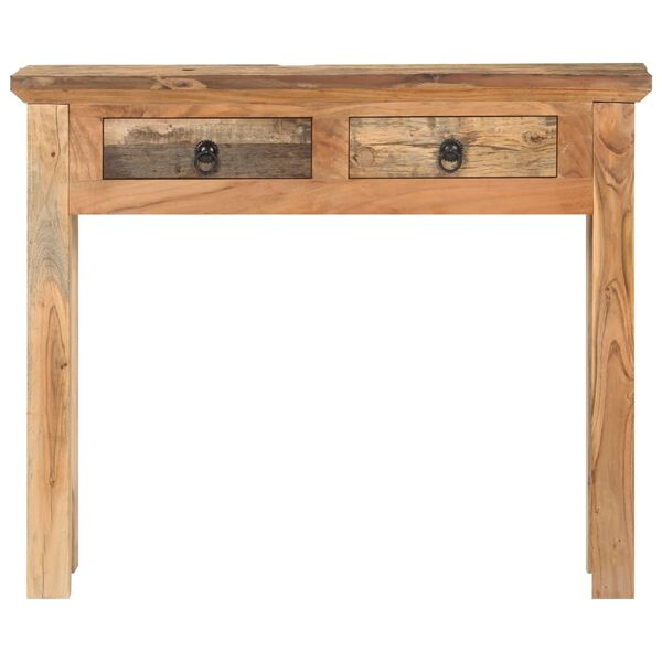 vidaXL Table console 90,5x30x75 cm Bois d'acacia et de récupération