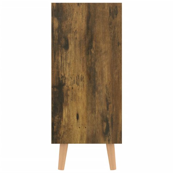 vidaXL Buffet chêne fumé 90x30x72 cm bois d'ingénierie