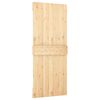 vidaXL Porte NARVIK Naturel 85 x 210 cm Bois de pin massif