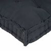 vidaXL Coussin de canap&eacute; sur palette 3 pcs Anthracite 120 x 80 x 38 cm