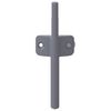 vidaXL Amortisseur &agrave; fermeture douce 2 pcs Gris 125 x 47 x 15 mm PP