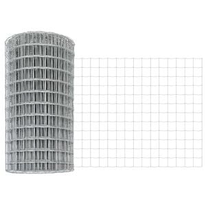 vidaXL Cl&ocirc;ture Euro 0,6 x 25 m Fer rev&ecirc;tu de PVC