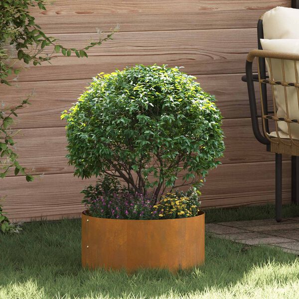 vidaXL Cache-pot de jardin Marron 40 x 40 x 20 cm