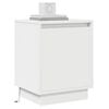vidaXL Cabinet de chevet 2 pcs Blanc 39 x 34,5 x 50 cm