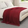 vidaXL Couvertures &agrave; jeter 24 pcs Rouge Bordeaux 200 x 150 cm Toison