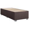 vidaXL Sommier &agrave; lattes de lit avec matelas Marron fonc&eacute; 90x200 cm