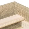 vidaXL Cadre de lit sans matelas ch&ecirc;ne sonoma 140x200 cm