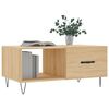 vidaXL Table basse chêne sonoma 90x50x40 cm bois d'ingénierie