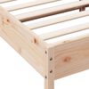 vidaXL Cadre de lit sans matelas 200x200 cm bois massif de pin