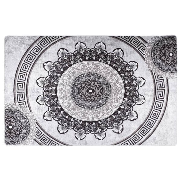 vidaXL Tapis lavable antidérapant 80x150 cm Multicolore