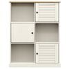vidaXL Biblioth&egrave;que VIGO blanc 90x35x114,5 cm bois massif de pin