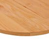 vidaXL Dessus de table 100x50x2 cm bois de chêne massif ovale