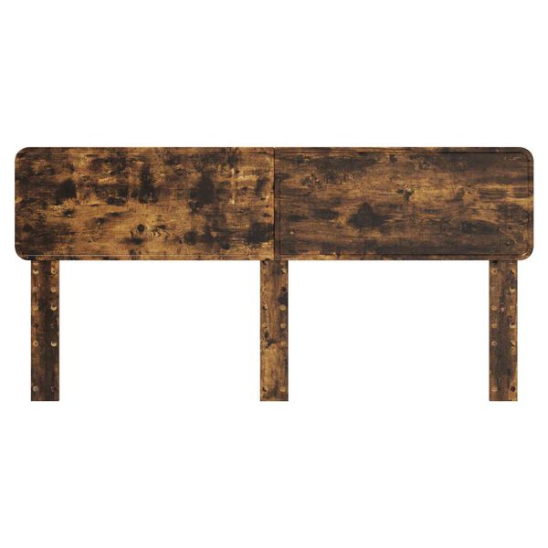 vidaXL T&ecirc;te de lit Ch&ecirc;ne fum&eacute; 200 cm Bois d'ing&eacute;nierie