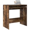 vidaXL Bureau Chêne fumé 77,5 x 43 x 79 cm Bois d'ingénierie