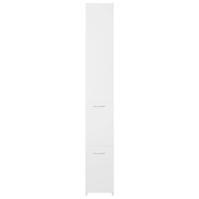 vidaXL Armoire de salle de bain blanc 25x26,5x170 cm bois d'ingénierie