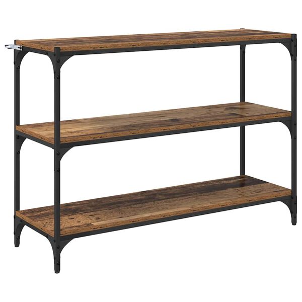 vidaXL Biblioth&egrave;que Bois ancien 100 x 33 x 70,5 cm